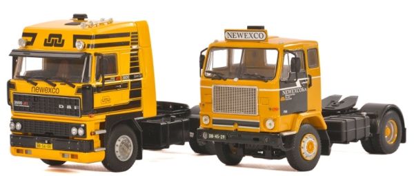 WSI06-1123 - Lot de 2 camion 1 VOLVO F88 4x2 et 1 DAF 3600 SC 4x2 NEWEXCO - 1
