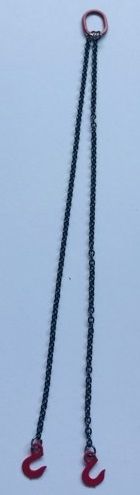 YCC310-R - Elingue de Levage Avec 2 Brins de 10cm Rouge - 1