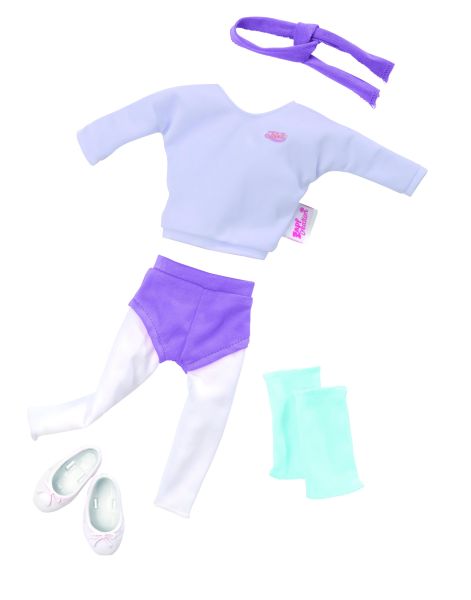 ZAP876725-2 - Ensemble pour poupée Ballerine JOLINA - Violet et Blanc - 1