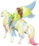 Figurine Schleich – Fée Surah Avec Son Pégase Scintillant, Ailes Et Crinière Magnétiques, Bras Mobile, Dès 3 Ans