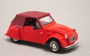 FRANS0019 - CITROEN 2CV Sarhy cabriolet fermé 1954 rouge – Limitée à 250 ex.