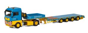 WSI01-1931 - MAN TGX XLX 4x2 avec porte engins extensible 4 Essieux SIEFERT