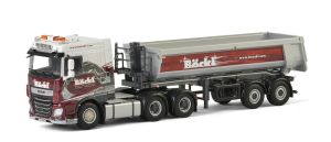 DAF XF SPACE CAB 6x4 avec remorque benne 2 essieux BOCKL