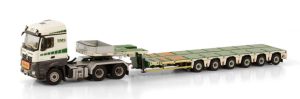 WSI01-3618 - MERCEDES Arocs MP4 SS 6x4 avec porte engins NOOTEBOOM MCO 6 Essieux BMS HEAVY CRANES