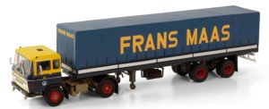 DAF 2600  4x2 avec remorque bâchée 2 Essieux FRANS MAAS