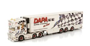 SCANIA R6 TOPLINE 6x2 avec remorque 3 essieux DAPA GMBH