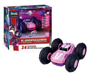 REV01058 - Calendrier de l'avent Flip Race rose Radiocommandé à assembler
