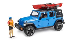 BRU2529 - JEEP Wrangler Rubicon avec kayak et figurine