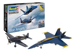 REV05613 - Coffret 80 ans Blue Angels à assembler et à peindre