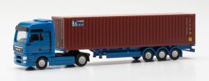 HER066839 - MAN TGX XXL 4x2 avec porte container 3 Essieux avec container BEACON