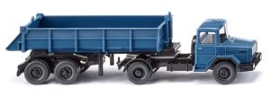 WIK067706 - Camion basculante arrière MAGIRUS DEUTZ - bleu