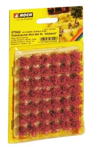 NOC07042 - 42 Touffes d'herbes XL 9mm - Fleuries
