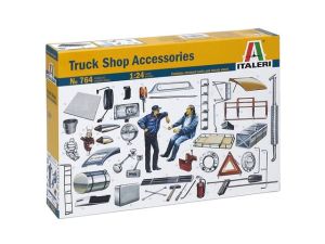 ITA0764 - Accessoires d'atelier de camions à assembler et à peindre