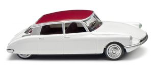 WIK080713 - CITROEN ID 19 Blanc et toit rouge rubis