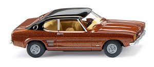 WIK082108 - FORD Capri I marron avec toit noir