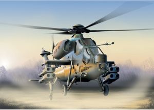 ITA0006 - Hélicoptère A-129 Mangusta à assembler et à peindre
