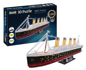 REV00154 - Puzzle 3D Led édition 266 Pièces  RMS TITANIC