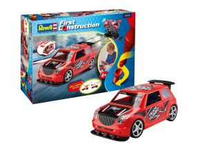 Voiture de Rallye à friction rouge à assembler