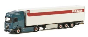 SCANIA R Highline CR20H 4x2 avec remorque frigo 3 Essieux PLANZER