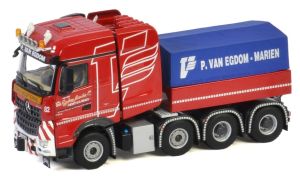 MERCEDES Arocs MP4 Big space 8x4 avec ballast P.VAN EGDOM