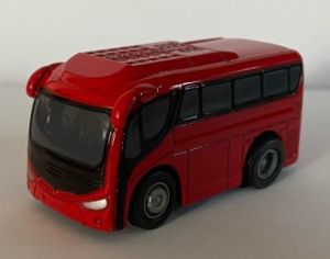 Bus rouge à friction