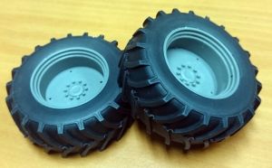 2x Roue arrière tracteur 61mm