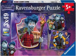 3 puzzles 49 pièces EN AVANT – Ian et Barley