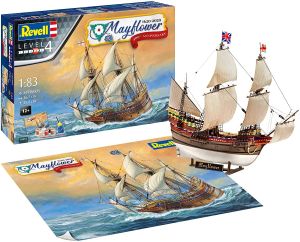 Mayflower - 400e anniversaire avec peinture et colle à assembler et à peindre