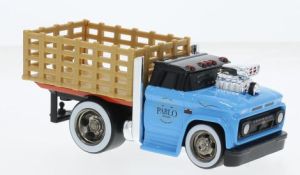 MST11617 - CHEVROLET C60 Skatebed 1966 Bleu et noir