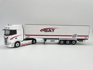 ELI117081 - SCANIA R450 4x2 avec remorque frigo 3 Essieux - Transport  SAT