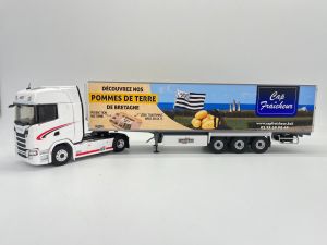 ELI117082 - SCANIA S500 4x2 avec remorque frigo 3 Essieux – Transport LEROUX
