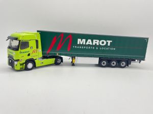ELI118147 - RENAULT T520 High 4x2 2021 avec remorque 3 Essieux – Transport MAROT