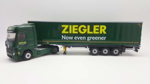 ELI118295 - MERCEDES Actros 5 BigSpace 4x2 avec remorque bâchée 3 Essieux ZIEGLER