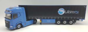 ELI118327 - DAF XG+ 4x2 avec remorque Tautliner bâchée 3 Essieux - Transports ULTIMEX