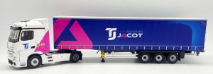 ELI118523 - MERCEDES-BENZ Actros 5 4x2 avec remorque bâchée 3 Essieux Transports JACOT