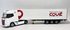 ELI118542 - DAF XG 4x2 avec remorque 3 Essieux Transports  COUE