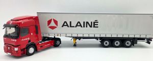 ELI118674 - RENAULT T480 4x2 avec remorque bâchée 3 Essieux - Transport ALAINE