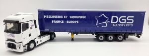ELI118701 - RENAULT T High 4x2 2023 avec remorque Bâchée 3 Essieux DGS Transports