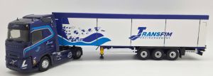 ELI118797 - VOLVO FH Aero 4x2 avec remorque à fond mouvant 3 Essieux TRANSFIM
