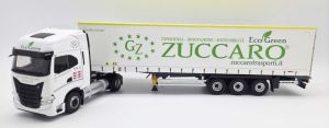 ELI118851 - IVECO S-WAY NP 4x2 avec remorque bâchée 3 Essieux ZUCCARO TRANSPORTI BIANCO