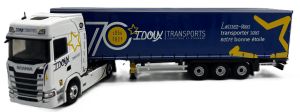 ELI118917 - SCANIA S 500 4x2 avec remorque Tautliner 3 Essieux Transports IDOUX 70ans