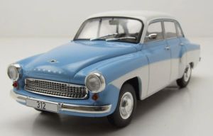 WBXWB124242 - WARTBURG 312 1965 Bleu clair et blanc