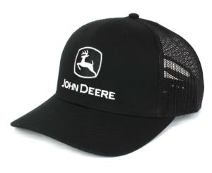 1308-3345-BK - Casquette noir avec filet JOHN DEERE
