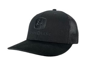 MC13080561BK - Casquette noire avec maille JOHN DEERE
