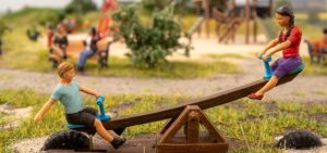 NOC13400 - Balançoire à bascule avec micro-mouvement - 5,6 x 4,5 x 5,5 cm