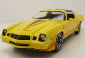GREEN13690 - CHEVROLET Camaro Z28 1980 avec toit ouvrant Jaune bandes rouge