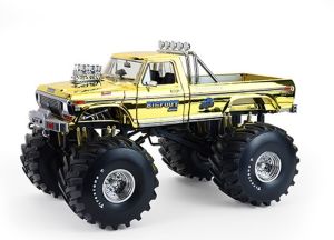GREEN13715 - FORD F-250 1974 or Monster truck BIGFOOT #1 - 50e Anniversaire avec figurine Bob CHANDLER