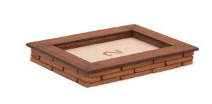 NOC14105 - 2 Parterres de fleurs - 4,5 x 3 x 0,6 cm