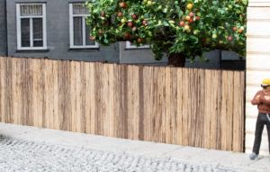 NOC14213 - Mur en planches - 37,2 x 2,4 cm