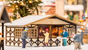 NOC14392 - Stand du marché de Noël - 8 x 5 cm